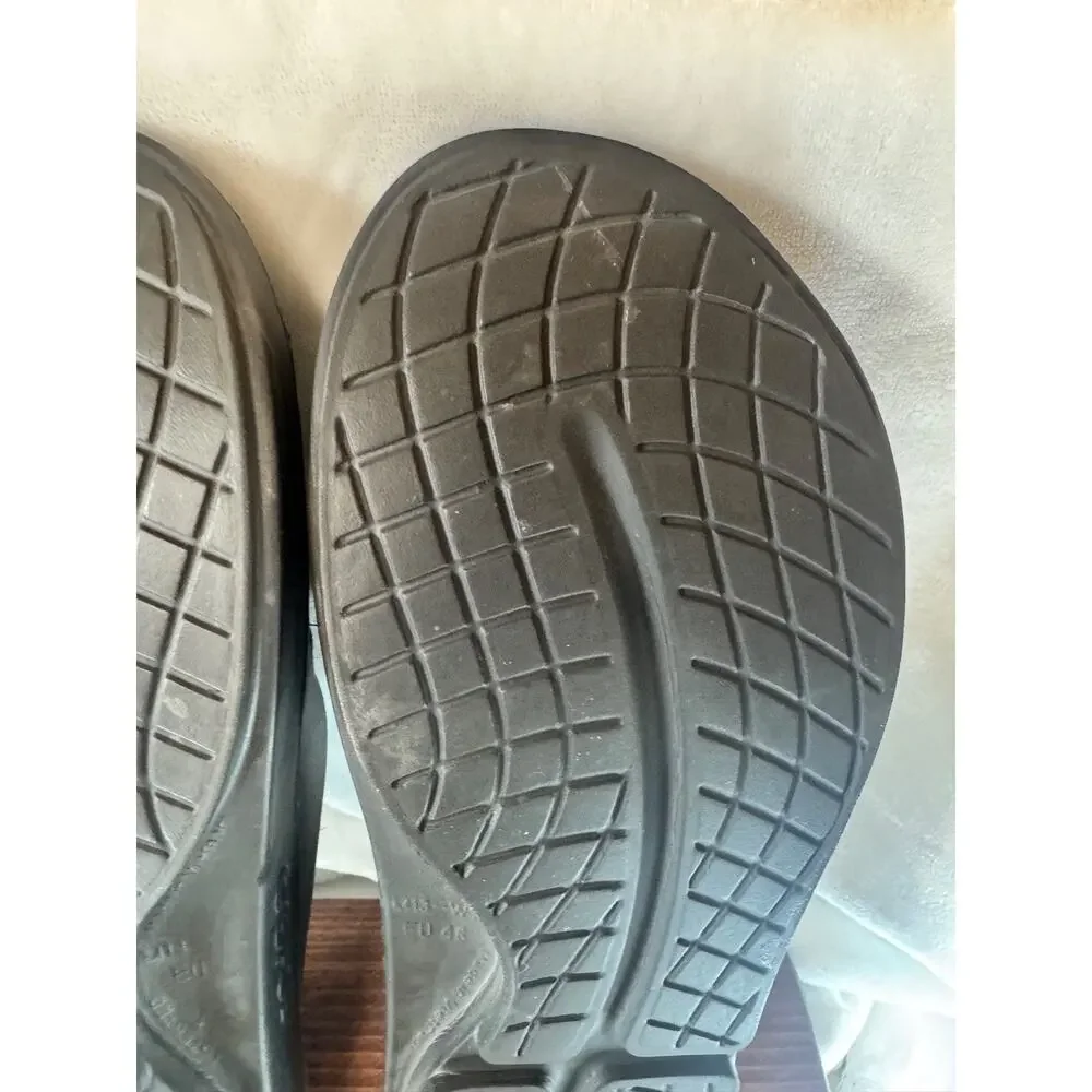 OOFOS OOahh Recovery Slide Sandals Black Men’s Sz 13 Slip-on Comfortable Support